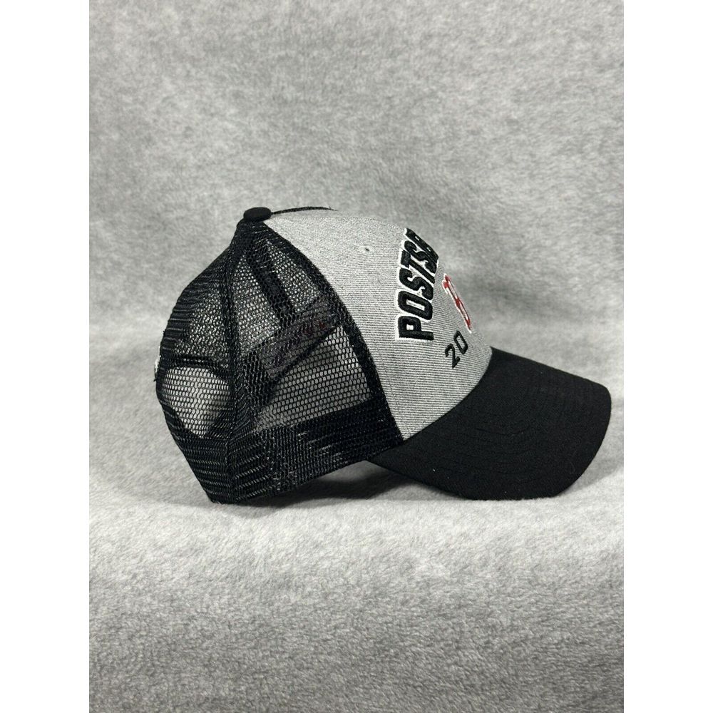 Boston Red Sox MLB Truckers Cap Black Gray Post‎ Season 2016 Adjustable NWOT - Picture 6 of 9